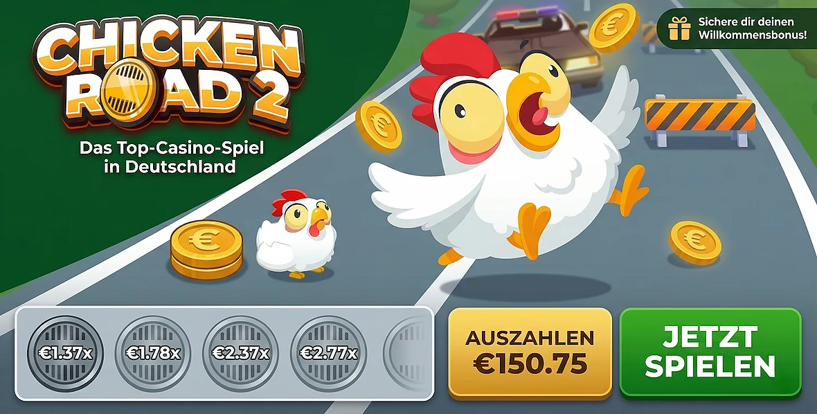 Chicken Road 2 — Crash-Spiel Banner